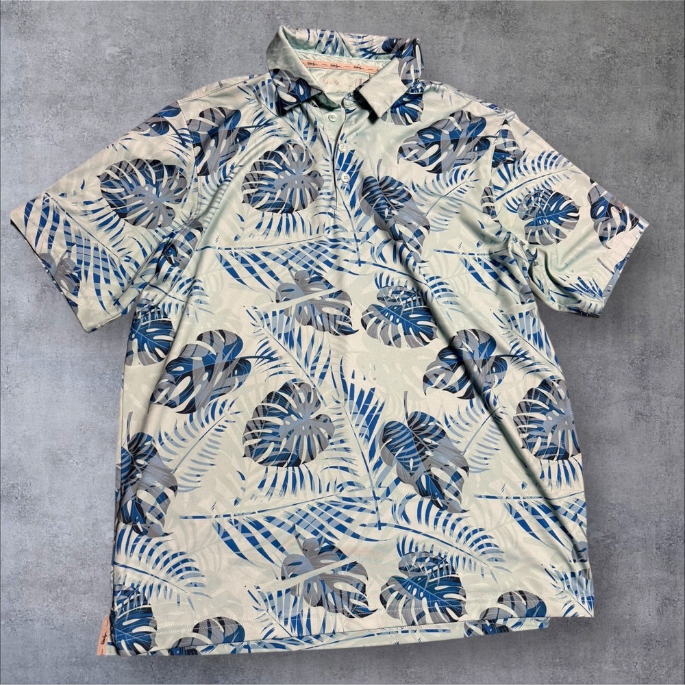 Walter Hagen Men's Performance‎ 11 Naples Printed Short Sleeve Golf Polo L